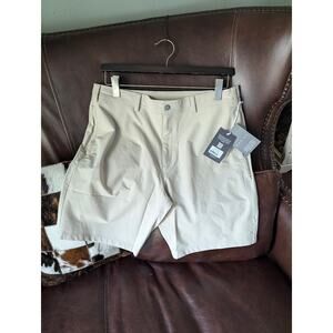 Mack Weldon Men's Radius Flex Shorts Nomad Heather XL